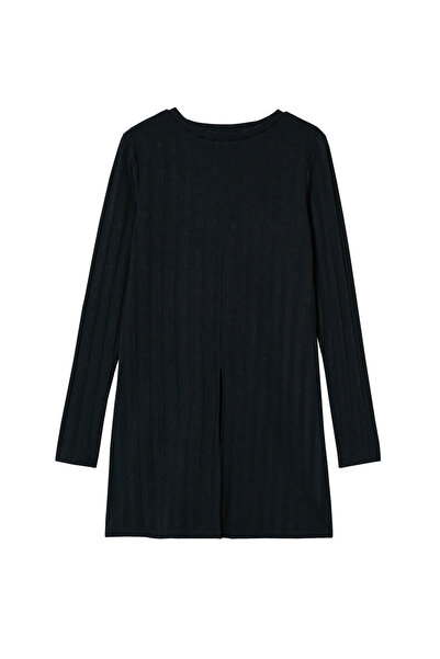 MANGO Woman Γυναικείο μπλουζάκι σκούρο Navy Blue 37005971