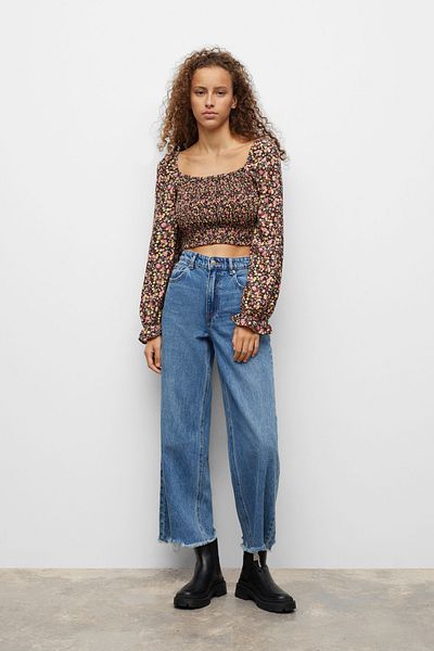 MANGO Kids Schwarzes Bustier für Mädchen