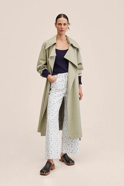 MANGO 27054015 Τζιν Off White