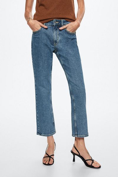 MANGO 37008259 Blugi Medium Blue