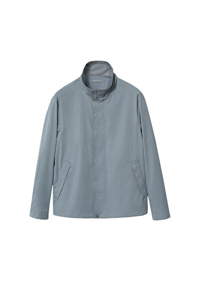 MANGO Man Сіра чоловіча куртка 37010031