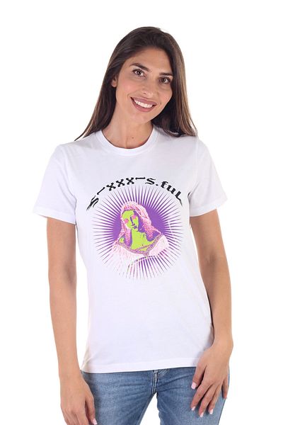 Diesel T-Shirt Damen/Mädchen Weiß