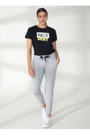 Dkny Jeans Bisiklet Yaka Duz Gri Melanj Kad n T Shirt DP2P1917 Fiyat Yorumlar Trendyol