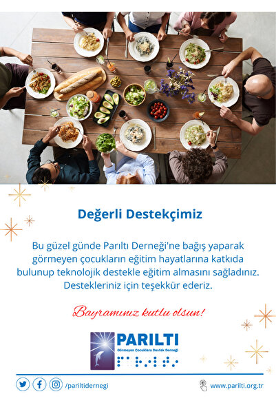 Bayramınız Kutlu Olsun Dijital Destek Kartı