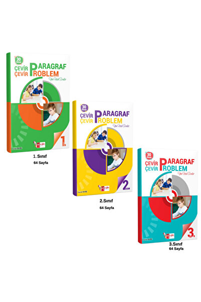 Artı Eğitim Çevir Paragraf Çevir Problem 1.Sınıf - 2.Sınıf-3.Sınıf (3 Kitap)