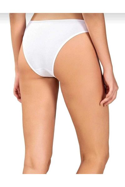 Jiber Chiloți de bikini elastic din bumbac 655, culori mixte de 6&quot;.