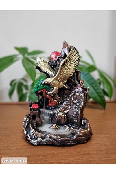 hediyem KARTAL MODEL BİBLO ,ŞELALE , AKIŞKAN , GERİ AKIŞ TÜTSÜLÜK TAŞ TOZU ÜR...