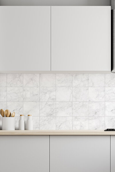 DECORIO HOME Mutfak Tezgah Arası Kaplama - Duvar - Fayans - Banyo - Çok Amaçlı Kaplama Folyosu