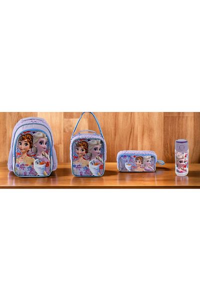 Frozen Primary School Bag Due Magic, Lunch Bag, Pen and Water Bottle