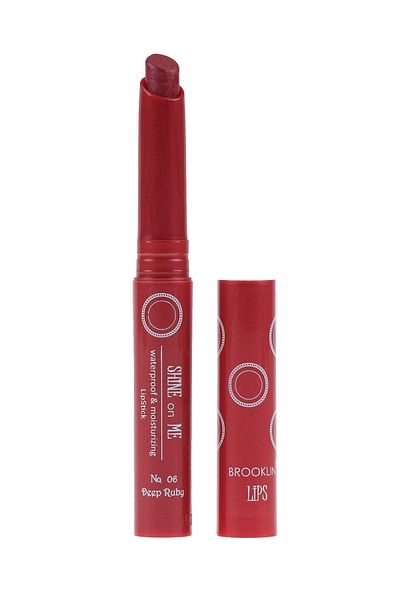 BROOKLIN Lipstick - LIPSTICK SHINE on ME No 06 deep ruby
