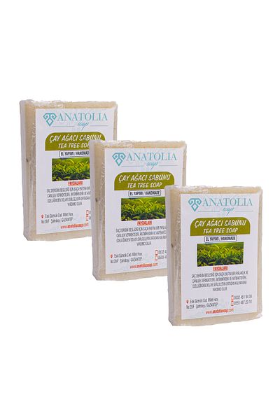 Anatolia Soap 3 Natural Tea Tree Soaps