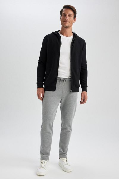 DeFacto Φούτερ Pique Regular Fit - ίσιο πόδι, κορδόνι στη μέση, με τσέπες R9261az23au