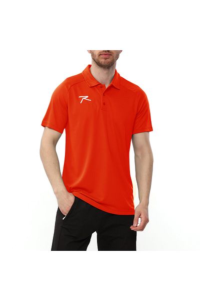 raru Ανδρικό μπλουζάκι πόλο Ceres Orange - Κοντό μανίκι