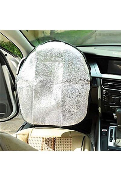 Rotantix Μεταλλικό αντηλιακό τιμόνι αυτοκινήτου Κάλυμμα αντηλιακού τιμονιού γ...