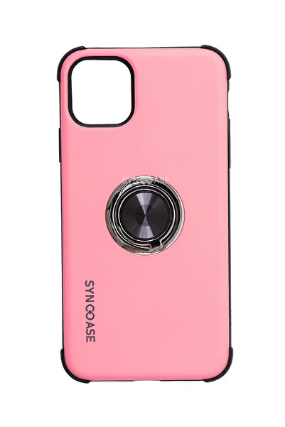 SyncCase Iphone 11 Pro Max Kılıf Ile Uyumlu Telefon Kılıfı Darbeye Dayanıklı Telefon Kabı Pembe