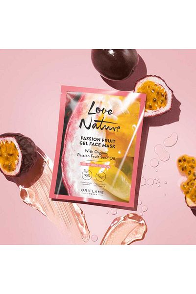 Oriflame Love Nature 3-Piece Face Mask Set Made of Organic Fruits
