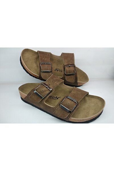 Neon Unisex Brown Slippers 7001