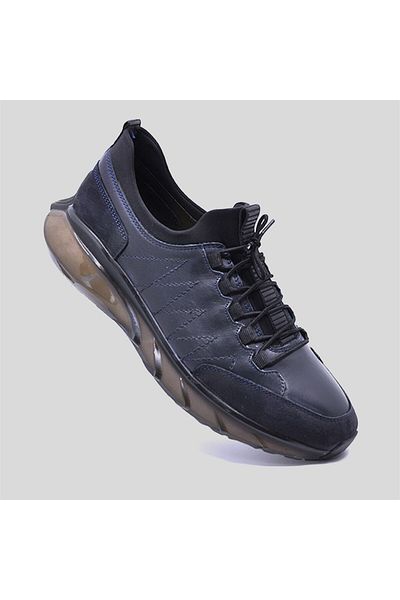 Fosco Navy Blue Men's Sports Sneakers Air Sole 9743 848