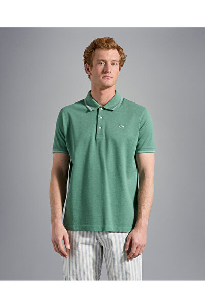 PAUL&SHARK سي دبليو.قميص بولو رجالي من القطن - محبوك