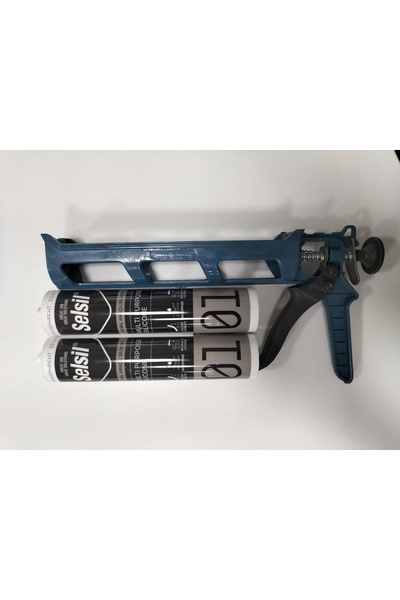 Selsil SELSİL 2 Adet Şeffaf Silikon + Plastik Silikon Tabancası