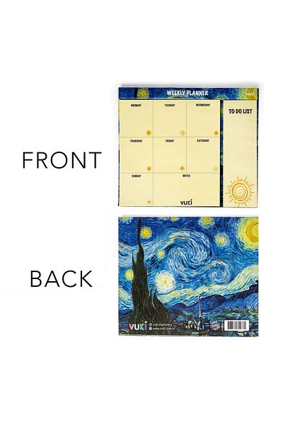 Şeker Ofisi Desktop Weekly Planner Notebook Van Gogh