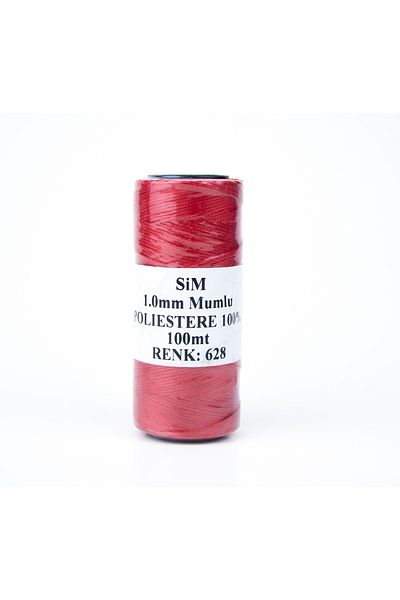 AiryFooT Glitter Waxed Thread 1 Mm-100 Mt Polyester Waxed Thread Jewelry Leather Hobby Saddlery Thread Bag Thread