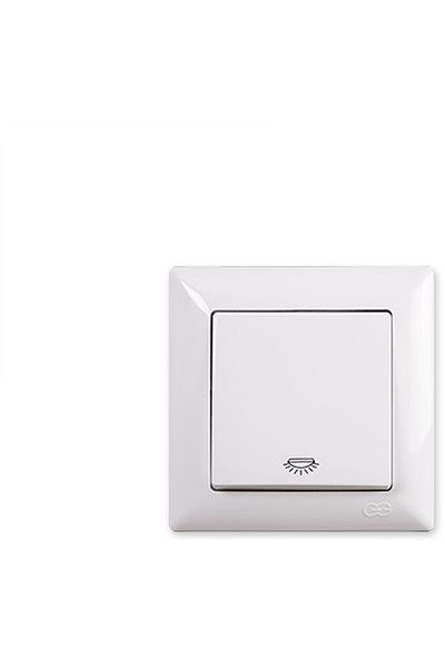 Günsan Visage White Light Switch (Frame Included)
