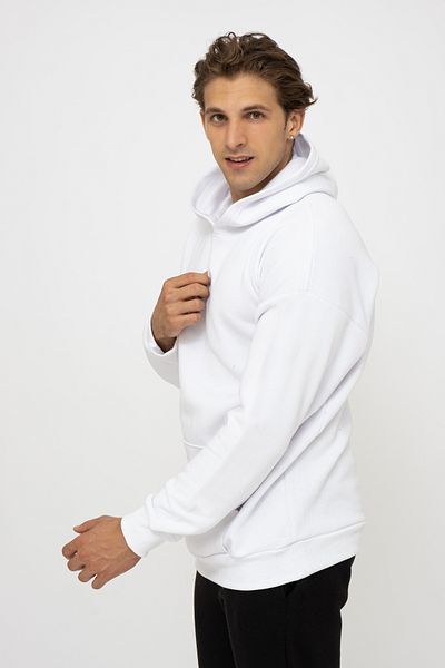 S&A DESIGN Hanorac supradimensionat cu 3 fire, unisex, fără imprimeu Balbazaar