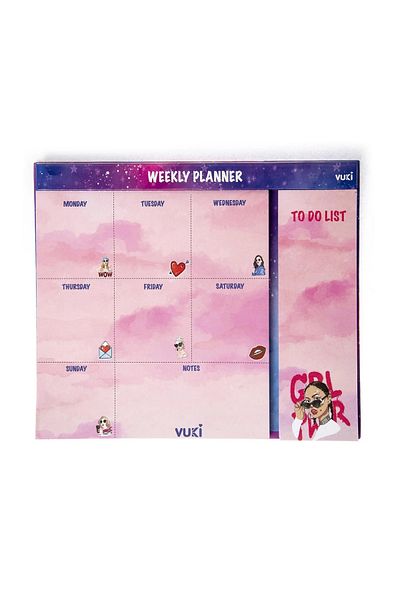 Şeker Ofisi Desktop Weekly Planner Girl Power