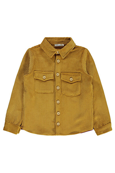 Civil Boys Erkek Çocuk Gömlek 6-9 Yaş Hardal