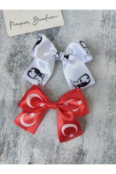 yağmur alp Затискач для волосся з малюнком Ататюрка і турецького прапора