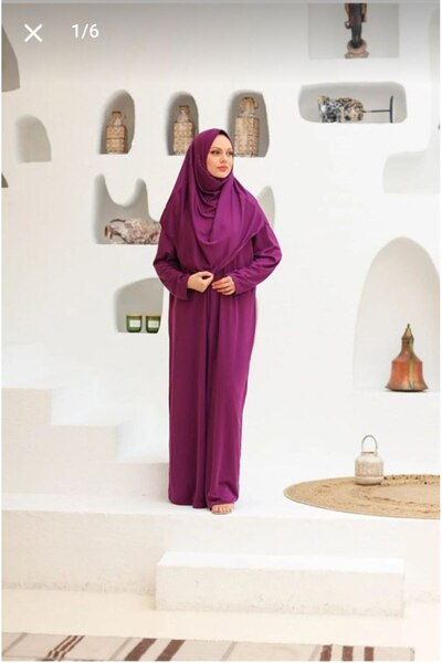 Nilbutik Γυναικείο φόρεμα Hijab One Piece Practical Prayer