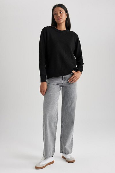 DeFacto Svetr Regular Fit Crew Neck A9500ax23wn