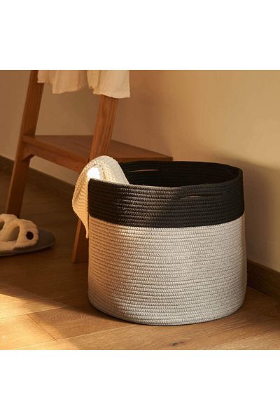 MaVaux Amaterasu Jute Wicker Basket - Organizer, 40cm X 30cm Wicker Woven