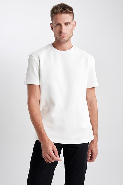 DeFacto Crew Neck Basic Short Sleeve T-Shirt B0200ax23au