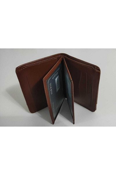 firdevsi hobi Leather Look Vertical Men's Wallet
