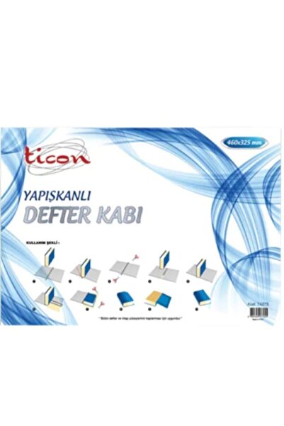 Ticon Defter Kabı Hazır Şeffaf 10 Lu Paket