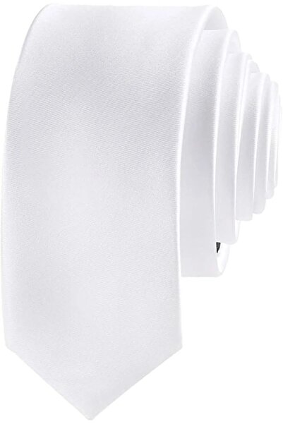 Trenderrs Men's Satin Thin 4 Cm