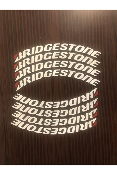 Kingstar ملصق حروف إطارات الدراجات النارية والسيارات من Bridgestone 8 قطع