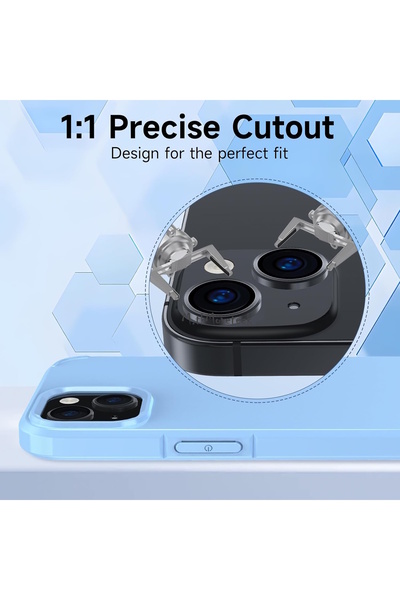 m.tk moveteck İphone 15 & İphone 15 Plus Kamera Koruma Lens Koruyucu Temperli Cam Safir Lens Camı TitaniumOtomatik