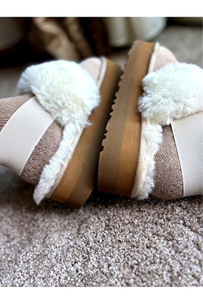 Callie Platfrom Pofuduk Lastikli Terlik