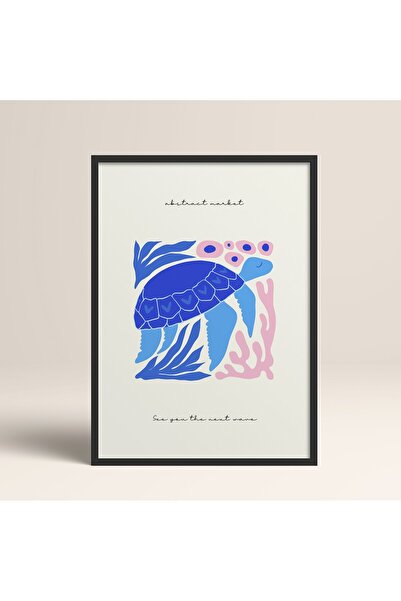 HOMEPACK Crna slika u drvenom okviru, uokviren poster, umetnički moderni zidn...