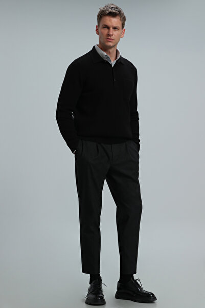 Lufian Pulover pentru bărbați River negru