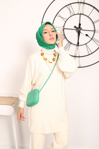 Kirazgym Sada úpletu s žebrovaným balonovým rukávem