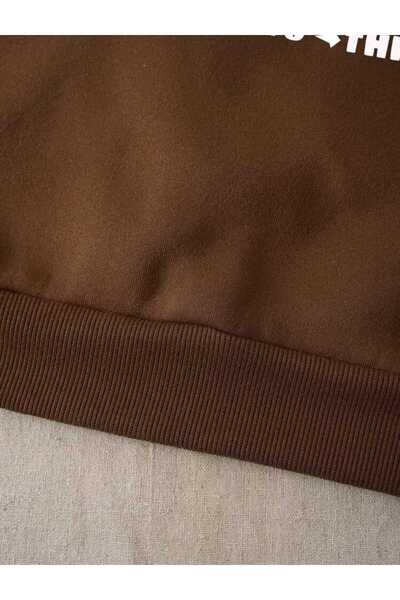 FAVORİST Σειρά φούτερ Moment Printed Crew Neck