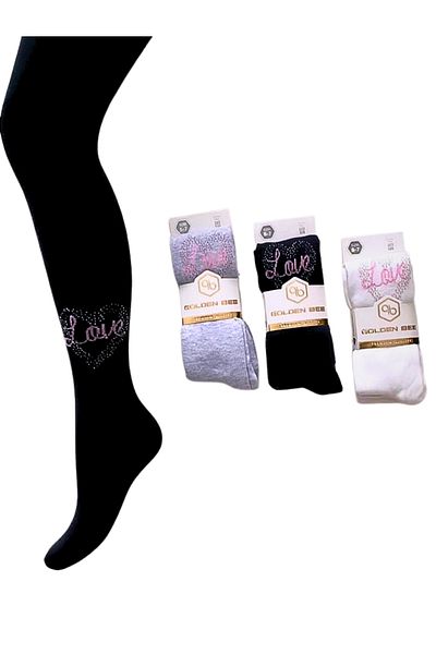 socksbox Комплект от 3 детски чорапогащи от естествен памук