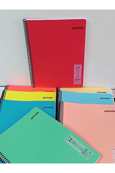 ÇilekKurdu Defter 120 Yaprak A4 Kareli Telli ( 2 Adet )