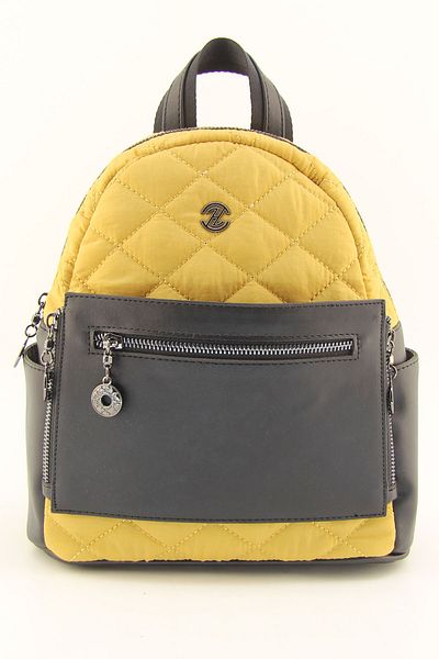 HNB Women's Mustard Quilted Waterproof Lightweight Backpack