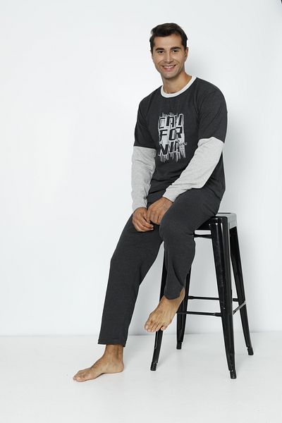 Ayans Pijama Σετ πιτζάμες με δύο κλωστές (χοντρό) μακρυμάνικο