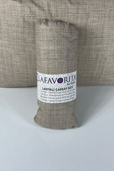 Lafavorita ملاءة مرنة بمقاس مزدوج وكينج + 2 كيس وسادة